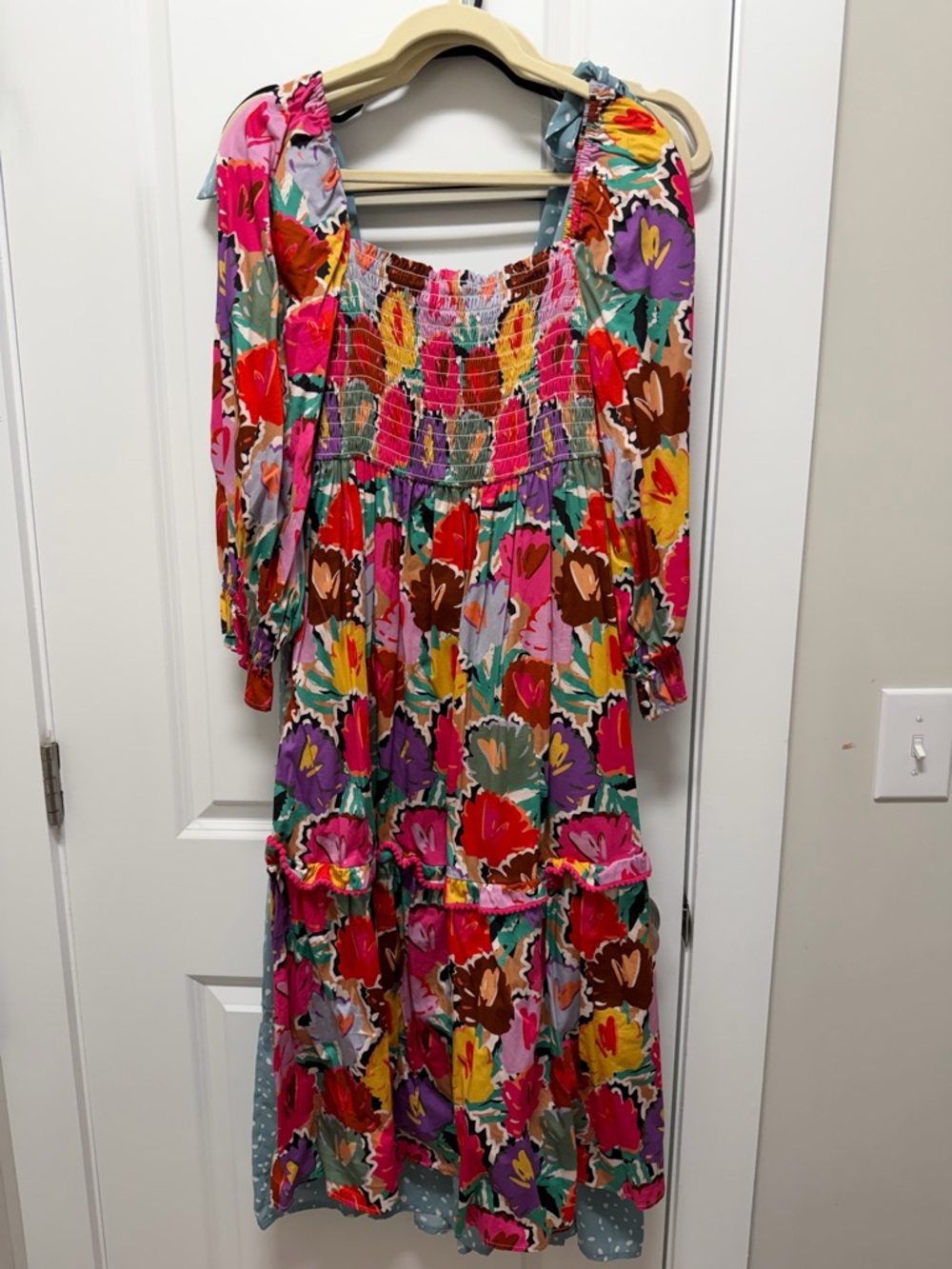 CROSBY by Mollie Burch Multicolor Floral Tiered Dress